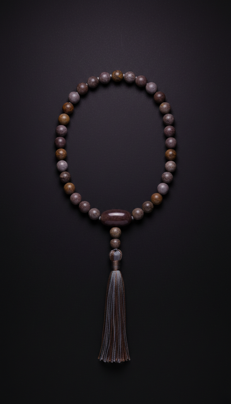 Spiritual Protection Mala Beads in Onyx