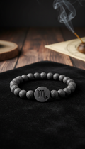 Charcoal Spell Scorpio zodiac bracelet