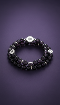 Black Obsidian Zodiac Energy Bracelet